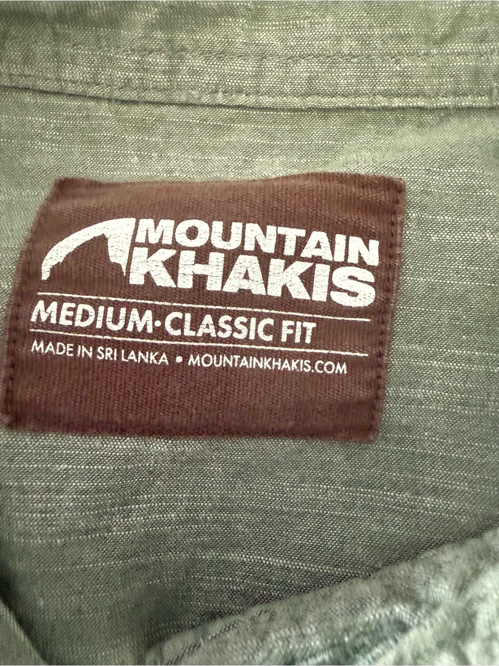Short-Sleeve Casual Button-Down Shirt in Light Sage by mountain khakis - Picture 3 of 5